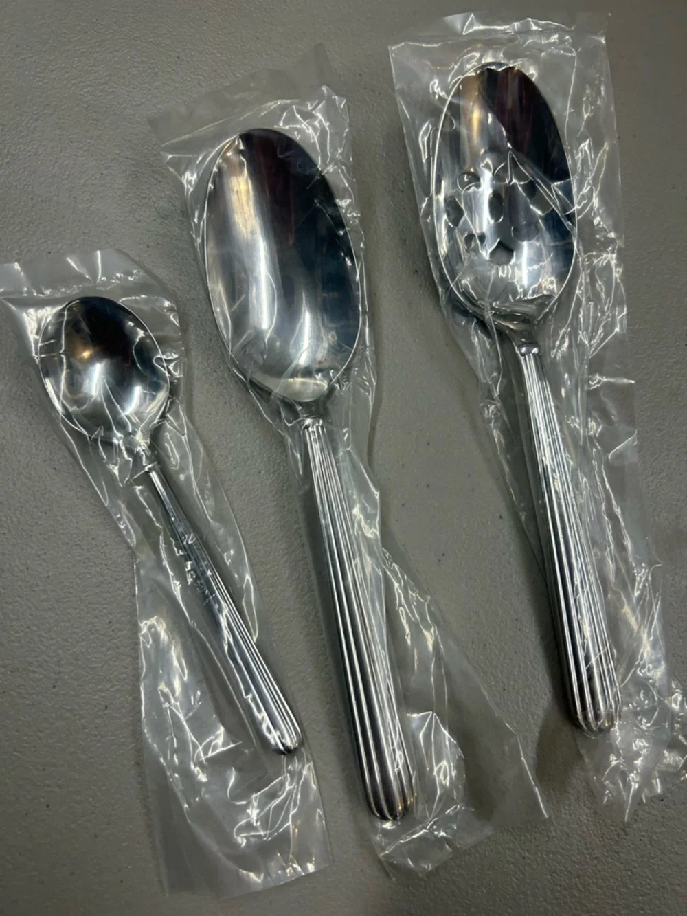 Monique Lhuillier Williams Sonoma Rivoli Serve Set 5 Pc Spoon Fork Spreader NEW